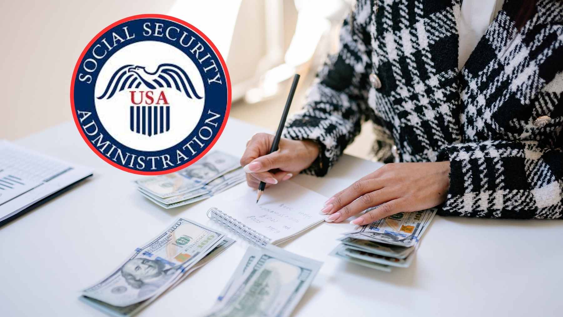 A bar chart comparing average monthly Social Security benefits from age 62 to age 70, showing a significant increase for those who delay.