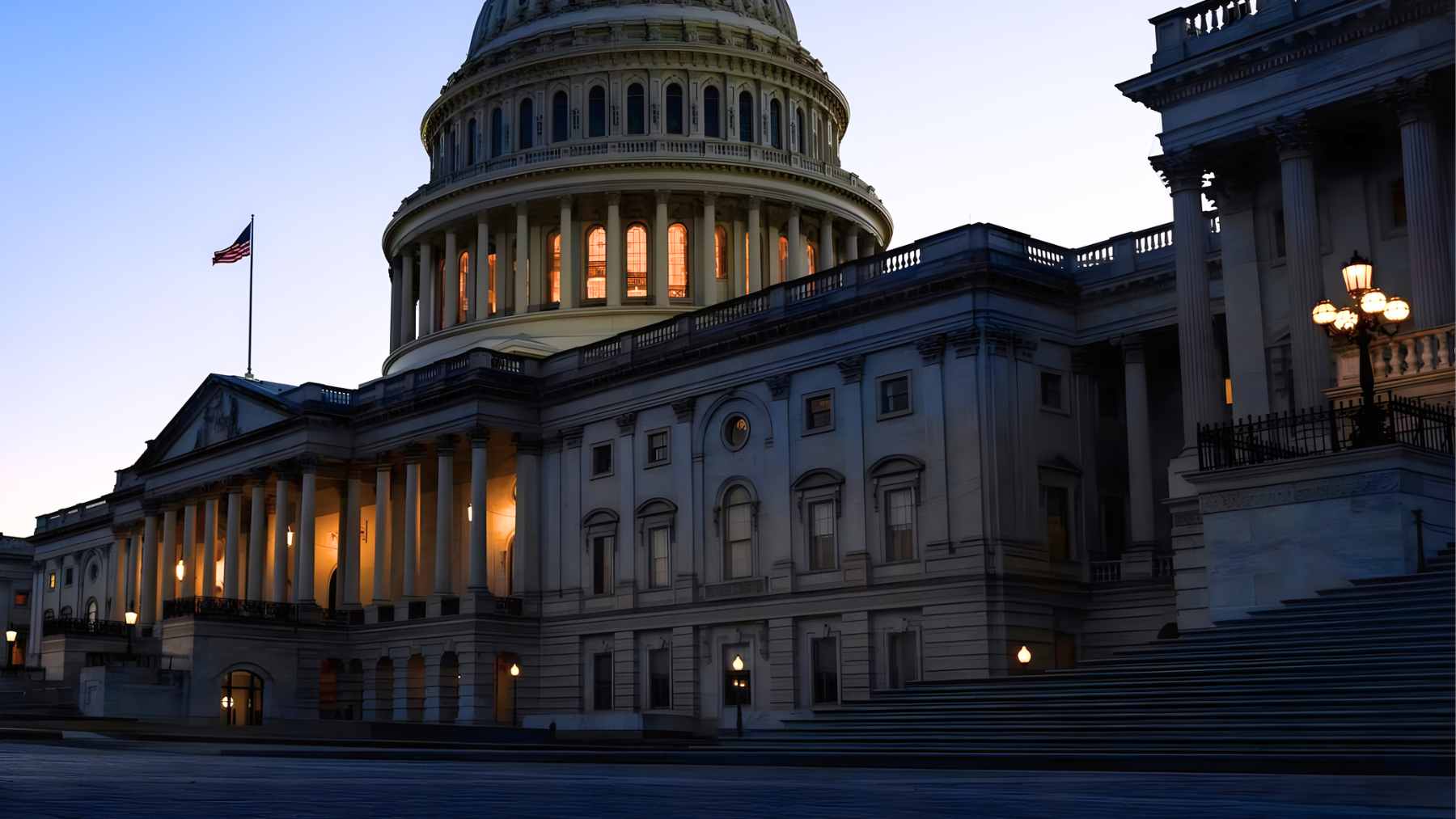 A digital display showing the real-time U.S. National Debt Clock nearing $39 trillion in a dark financial setting.