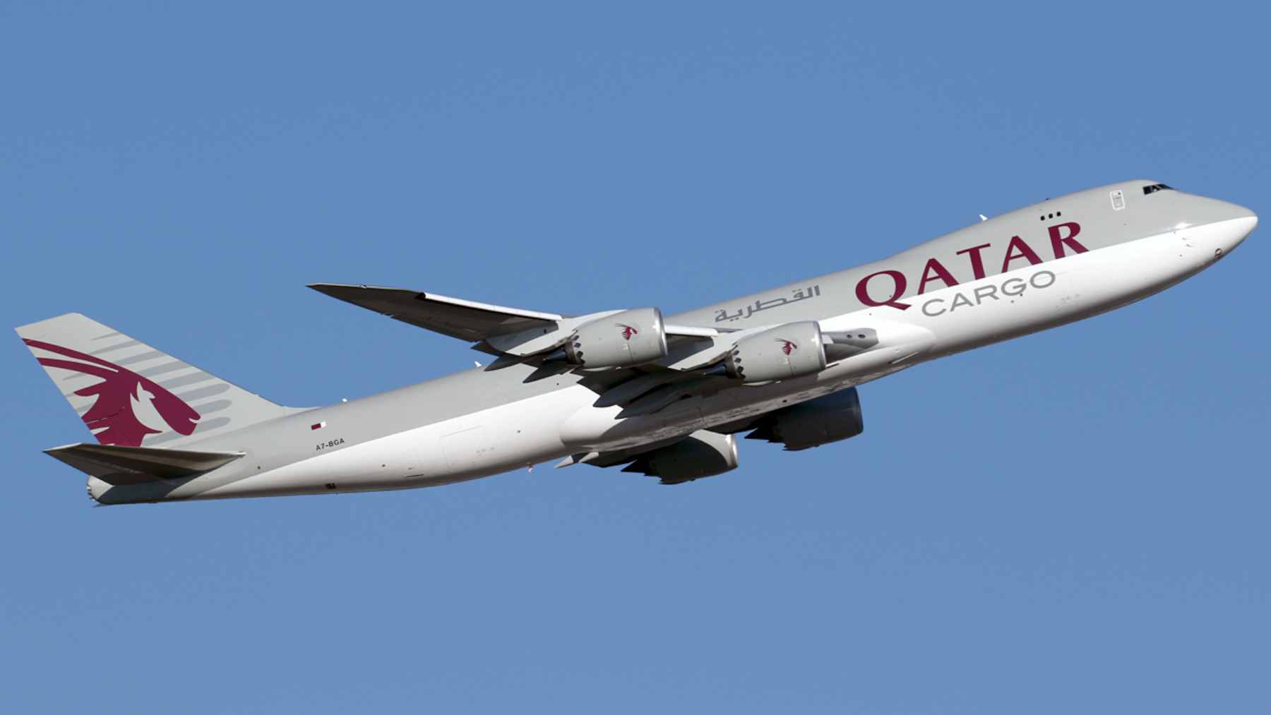 A Boeing 747-8i aircraft undergoing modifications on the tarmac to become the temporary VC-25B Bridge Aircraft.