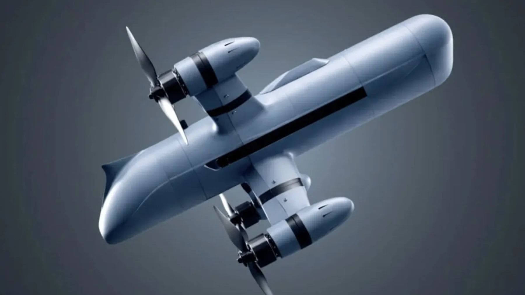 Dron interceptor UEB-1 de OSIRIS AI diseñado para derribar drones a alta velocidad en Ucrania,