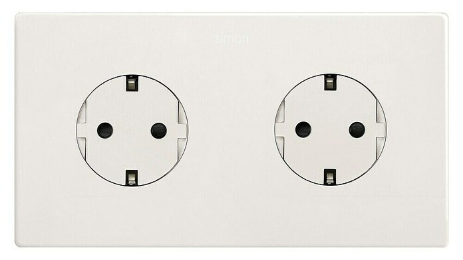 Enchufe modular de superficie doble instalado sin obra sistema eléctrico sin cables empotrados