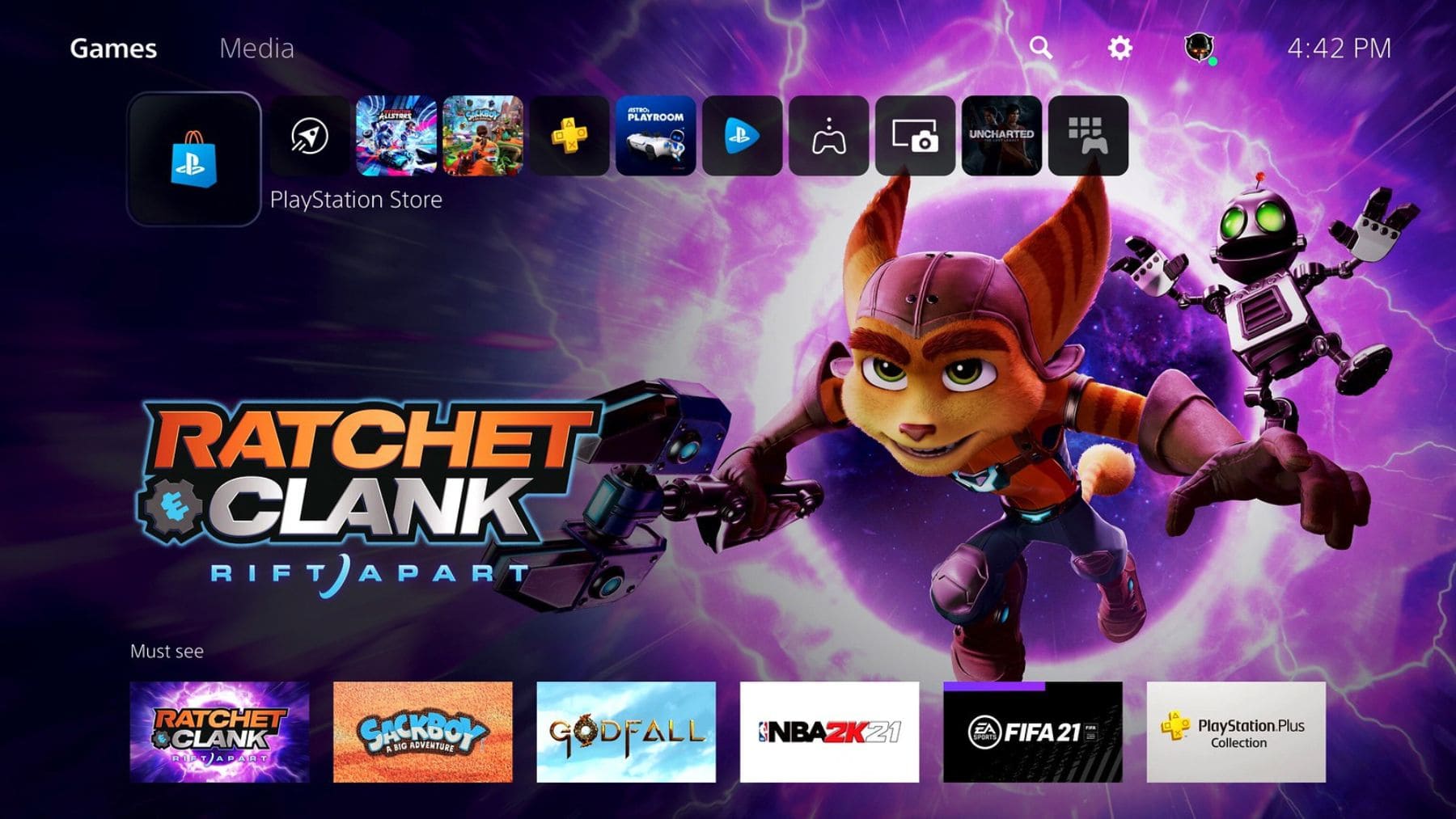 Interfaz de PlayStation Store en PS5 con catálogo de juegos tras la eliminación masiva de títulos de baja calidad por Sony.