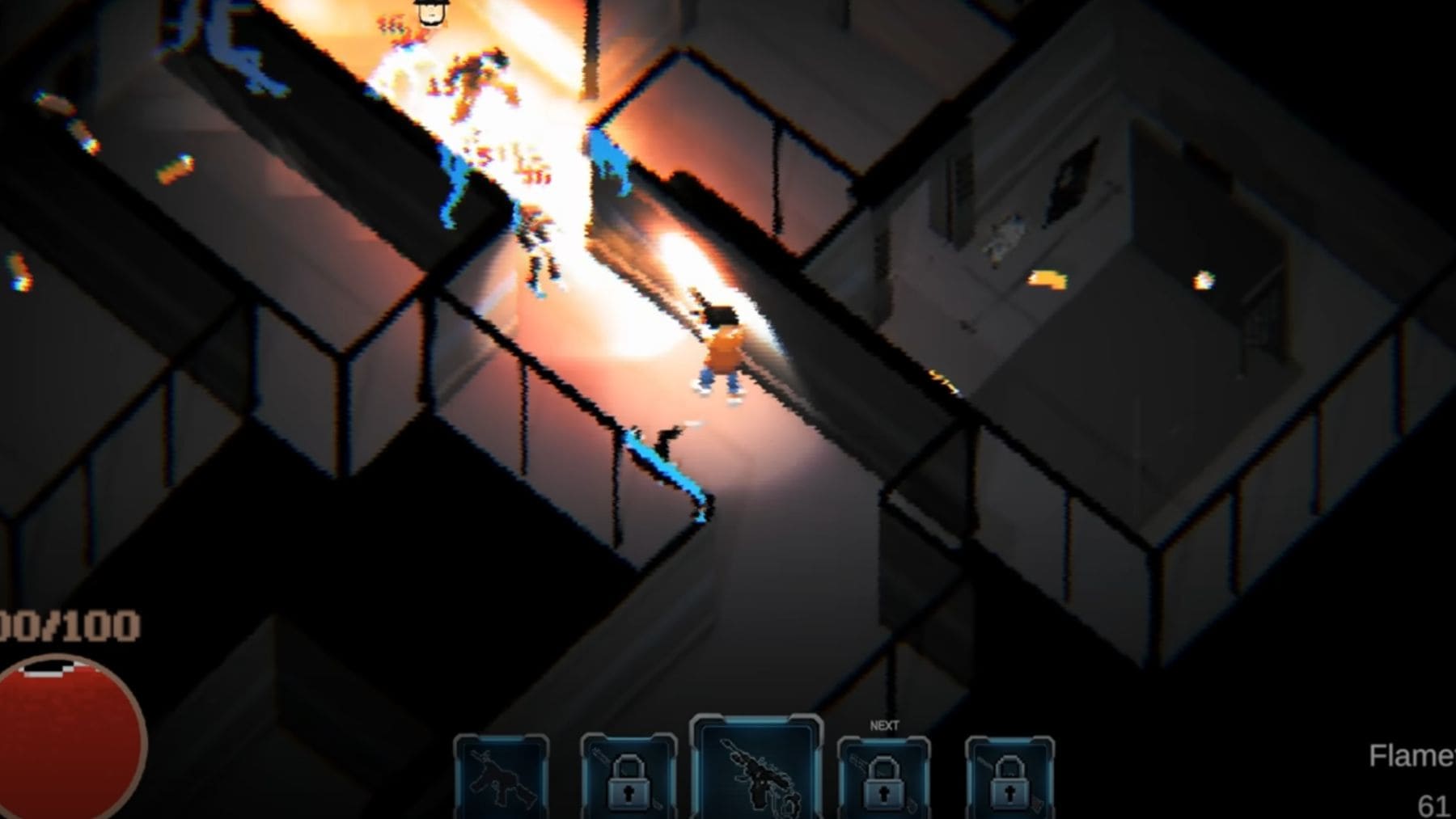 Gameplay de Minus Nine en Steam con acción contra zombis en un laboratorio subterráneo gratis.