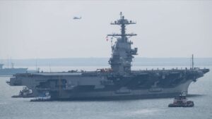 Hito sin precedentes de EEUU en la industria militar: presenta el portaaviones USS John F. Kennedy (CVN-79) con 333 metros de eslora y 100.000 toneladas